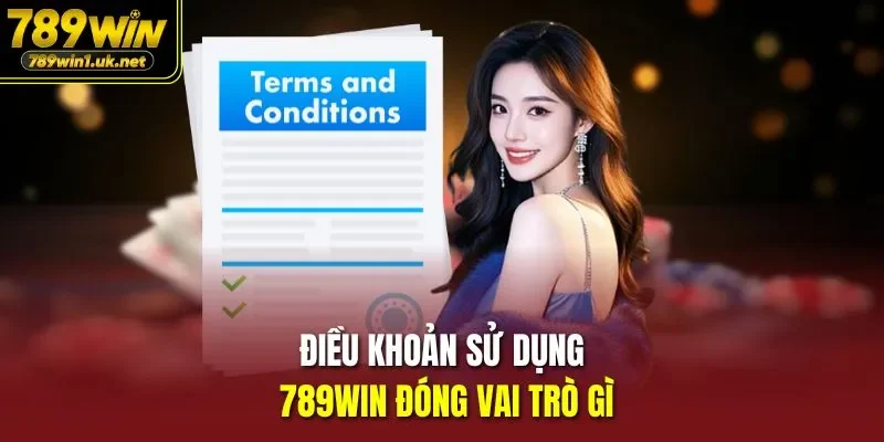 Điều khoản sử dụng 789win đóng vai trò gì